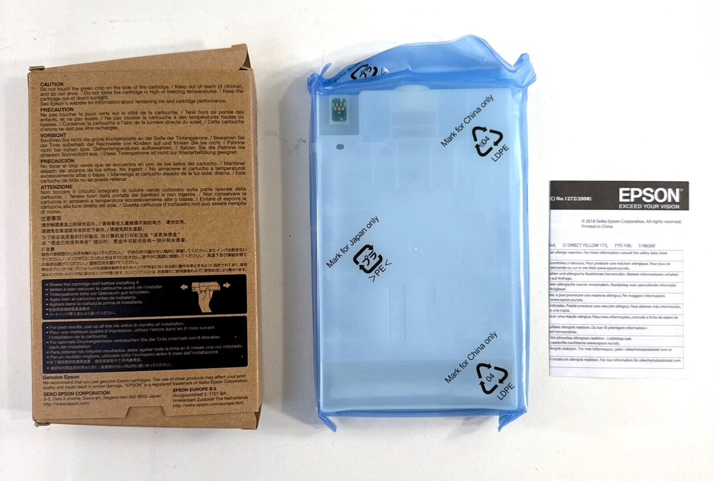 Epson T6051 Photo Black 110ml K3 Ultrachrome Ink - Expiration Date 2019 - New