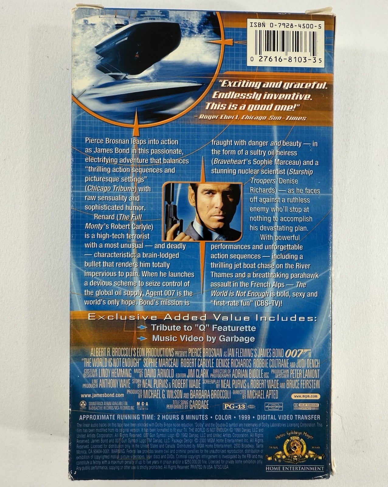 Tomorrow Never Dies (VHS Bundle) The World Is Not Enough - Pierce Brosnan 007