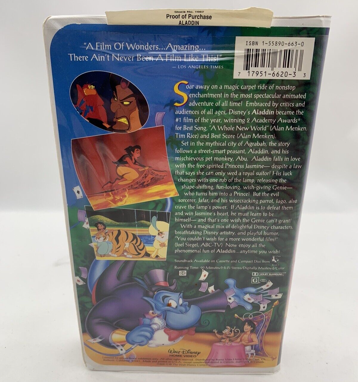 Aladdin (Disney VHS Trilogy) The Return of Jafar and The King of Thieves