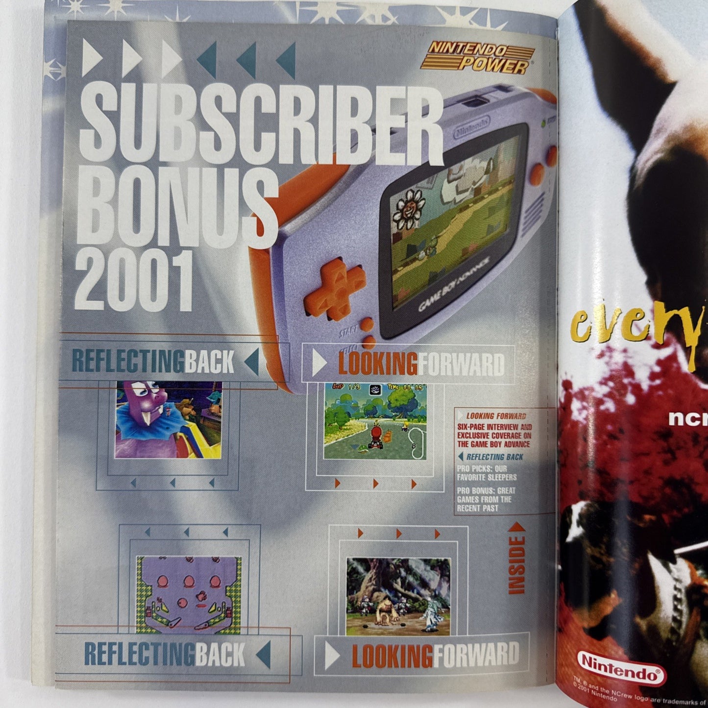 2001 Nintendo Power Vol. 140 Spider-Man Cover w/Poster, Pokémon Comic, Stickers