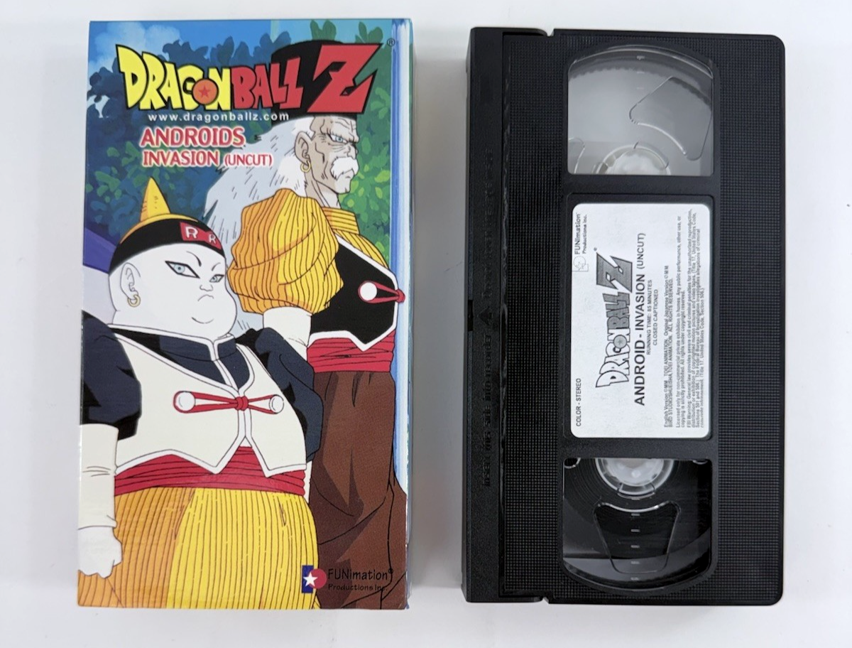 Dragon Ball Z Uncut Android Saga (VHS Set, English Dubbed) - Tested And Working