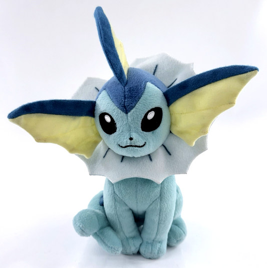 Tomy 2016 Pokémon XY 8” Seated Vaporeon Plush
