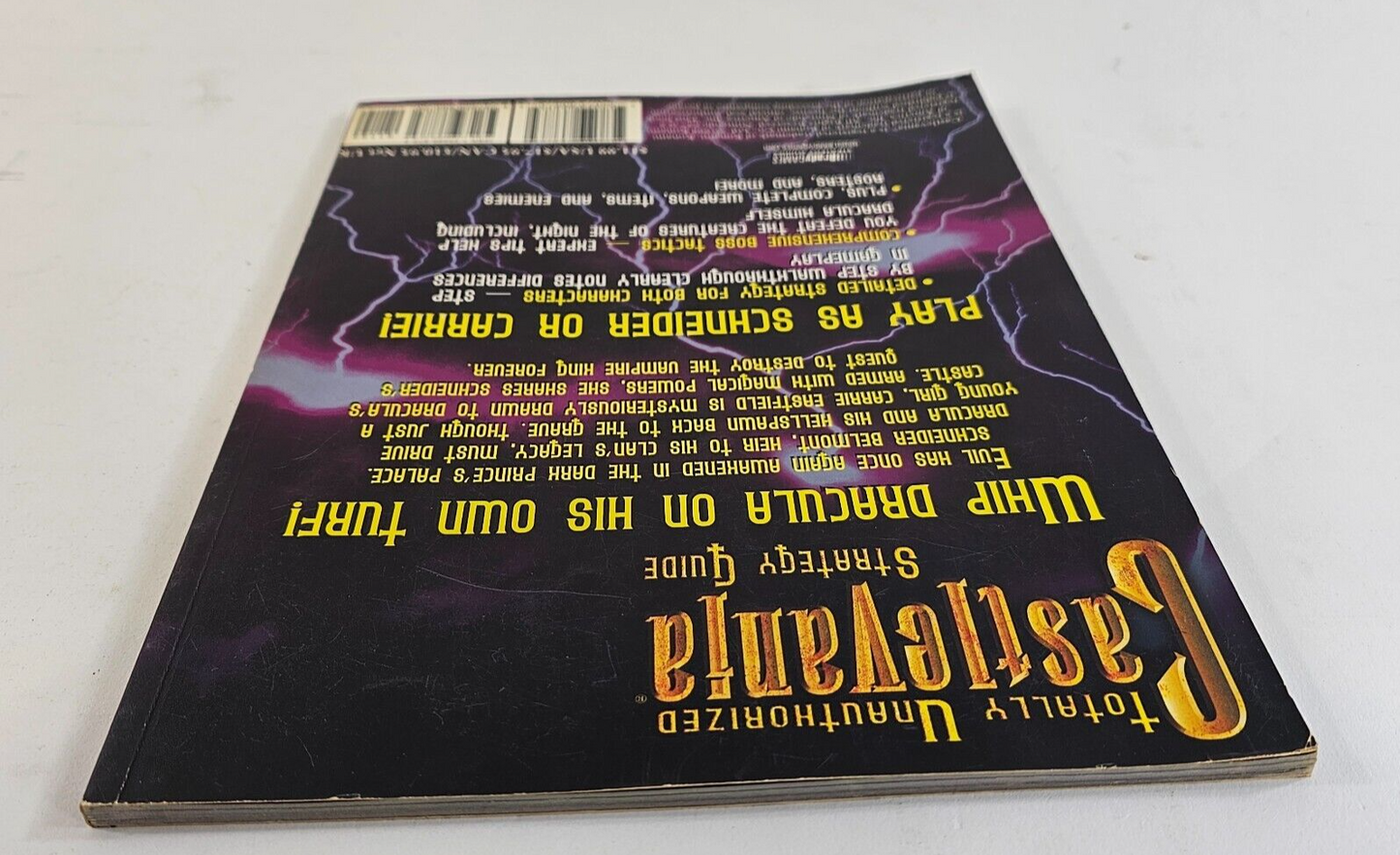 Castlevania Totally Unauthorized Strategy Guide (1999, Trade Paperback)