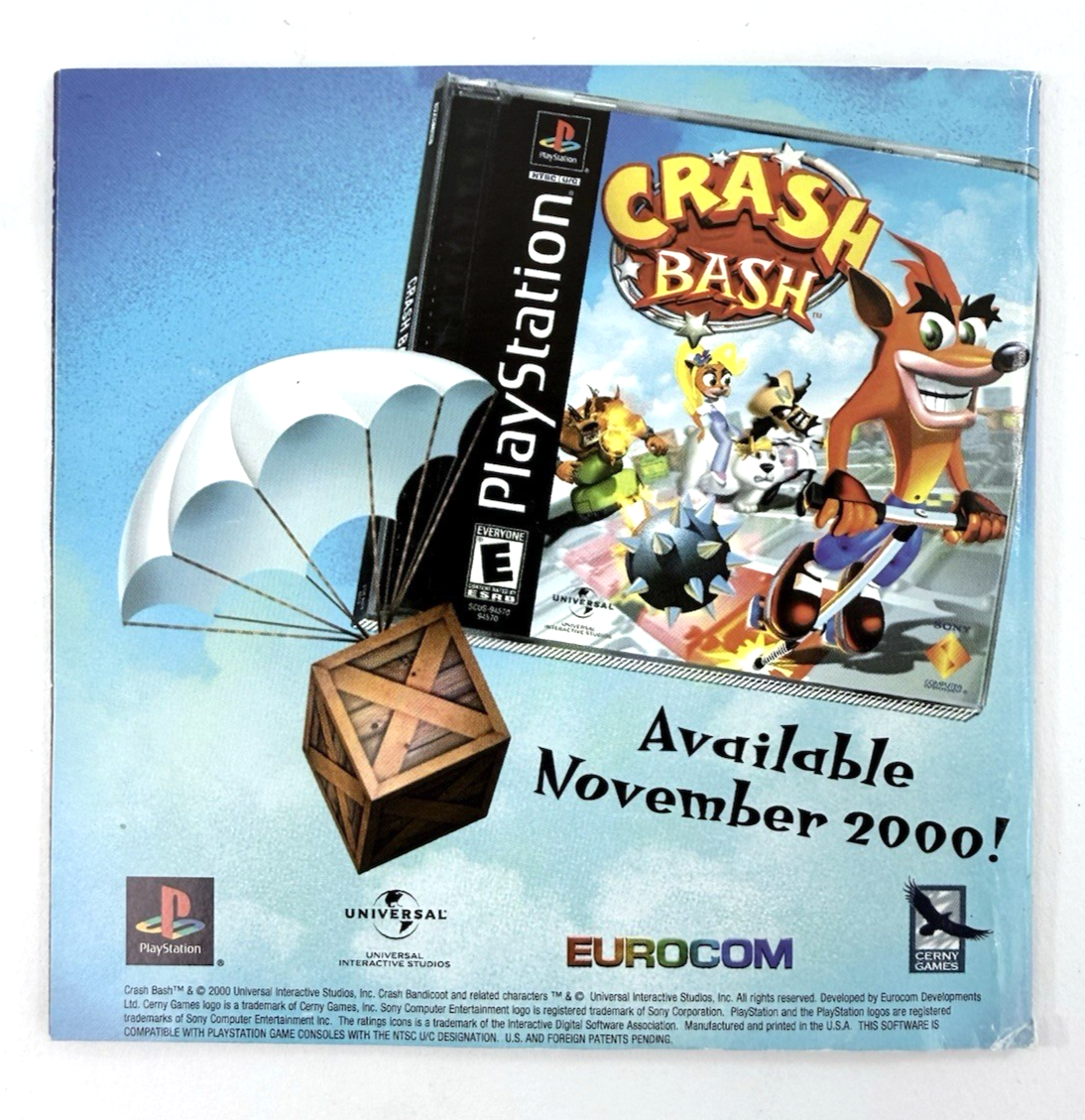 Spyro: Year of the Dragon (PlayStation, 2000) Game Case Manual Limited 3D Insert