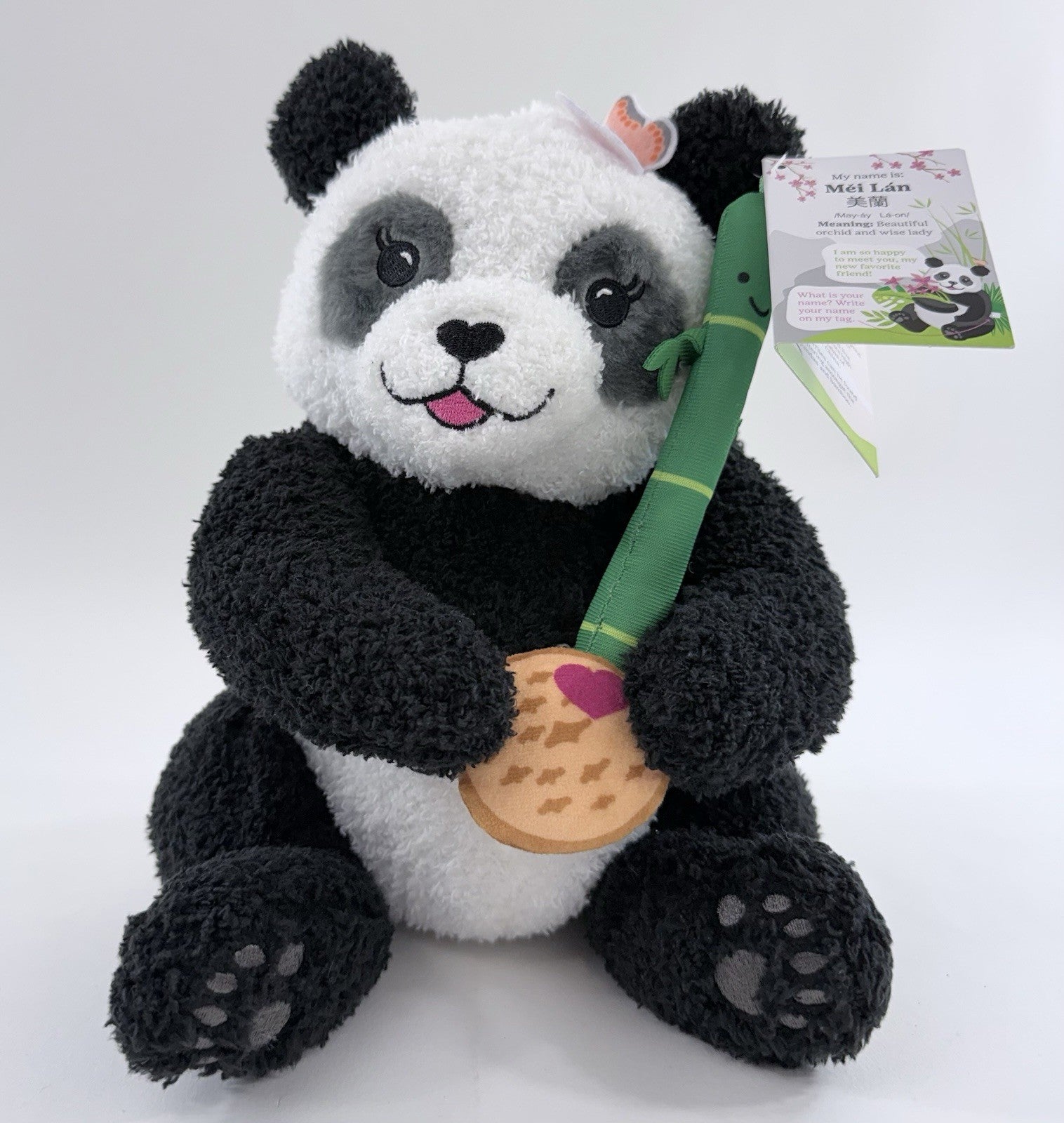 Little Brownie Bakers 2024 'Mei Lan' 10" Panda Bamboo Plush with Tags