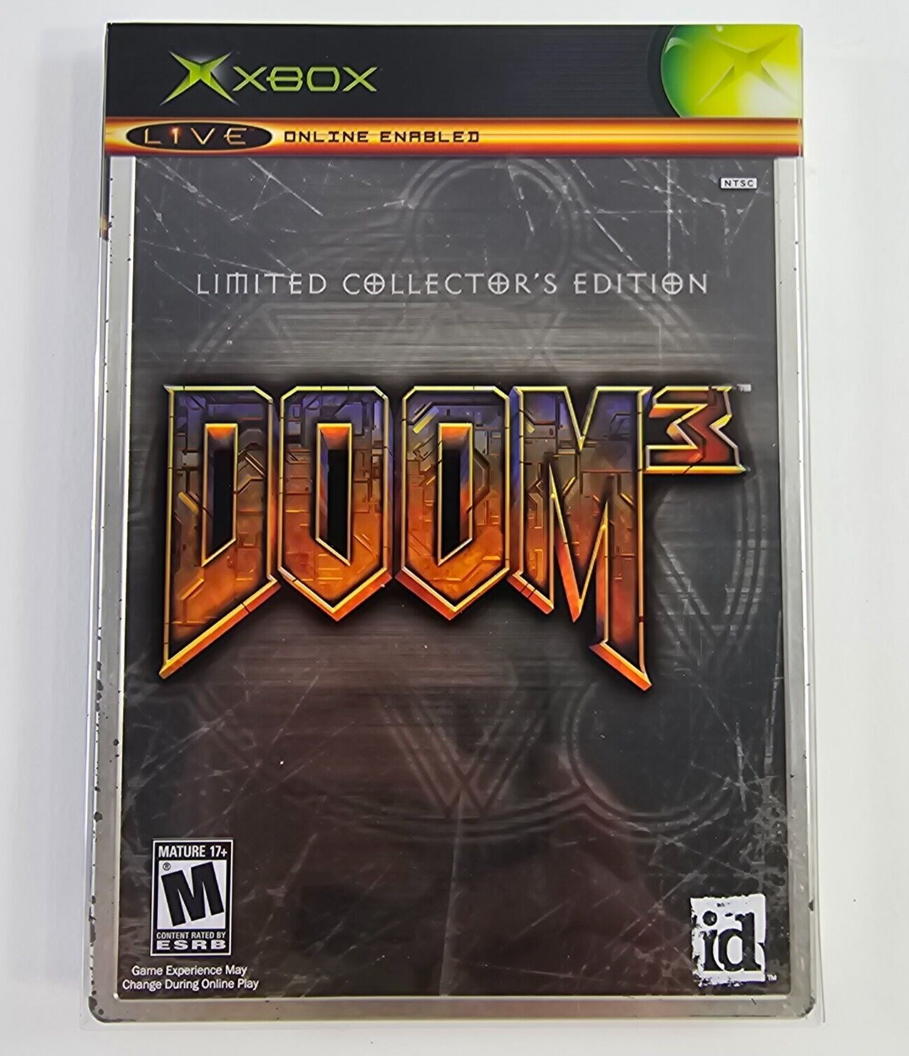 Doom 3: Limited Collector's Edition (Xbox, 2005) Game Case Manual Insert Sleeve