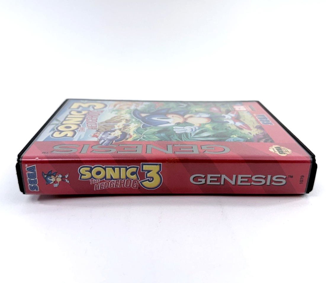 Sonic the Hedgehog 3 (Sega Genesis, 1994) Game and Case - Tested and Working