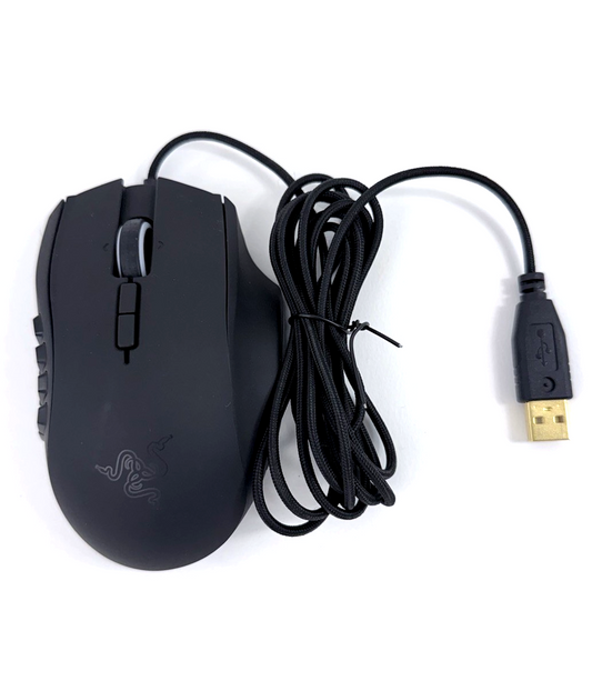 Razer Naga 2014 RZ01-01040100 Wired Gaming Mouse - Tested and Working