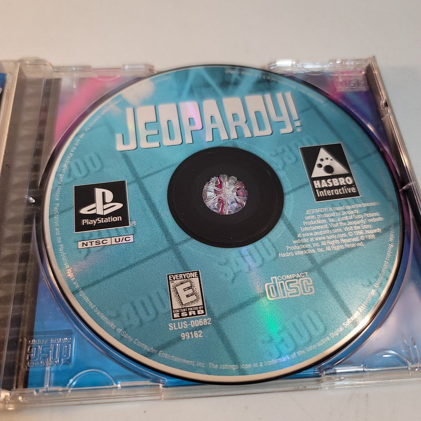 Jeopardy (Sony PlayStation 1, 1998) Game Case Manual - Tested and Working