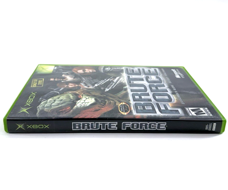 Brute Force (Microsoft Xbox, 2003) Game Case & Manual - Tested and Working