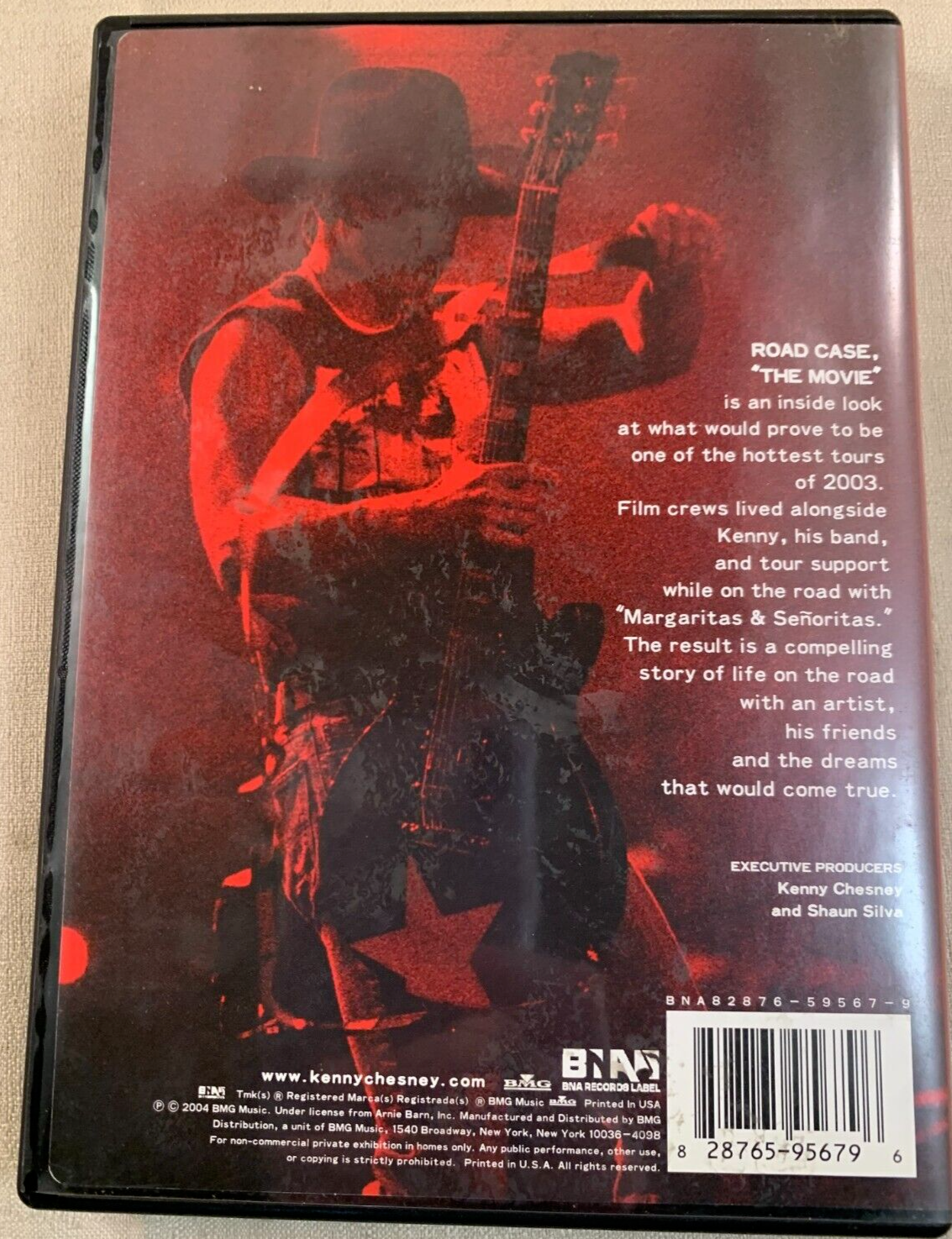 Kenny Chesney: Road Case The Movie (DVD, 2004) Margaritas & Senoritas Tour 2003