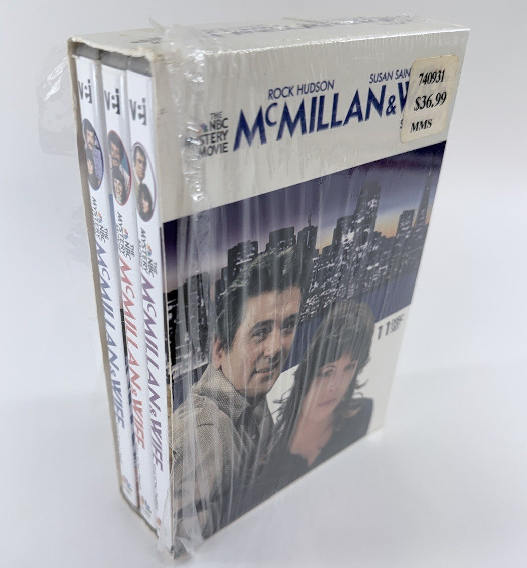 McMillan & Wife: Seasons 1-3 (DVD Box Set, 2013) Rock Hudson -Tested and Working
