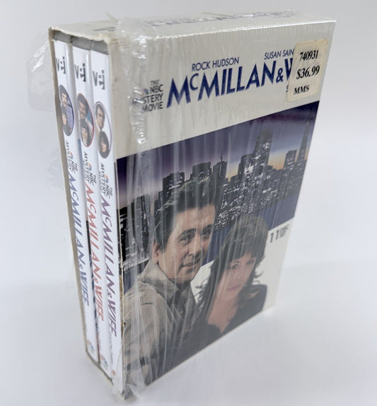 McMillan & Wife: Seasons 1-3 (DVD Box Set, 2013) Rock Hudson -Tested and Working
