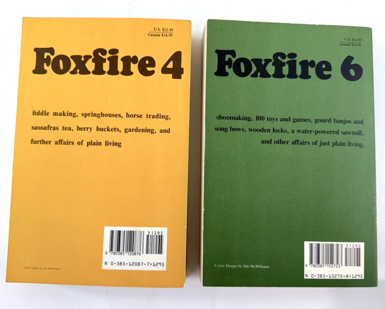 Foxfire Book Series #2 3 4 6 7 8 9 Eliot Wigginton Survival Homestead 1970s-80s