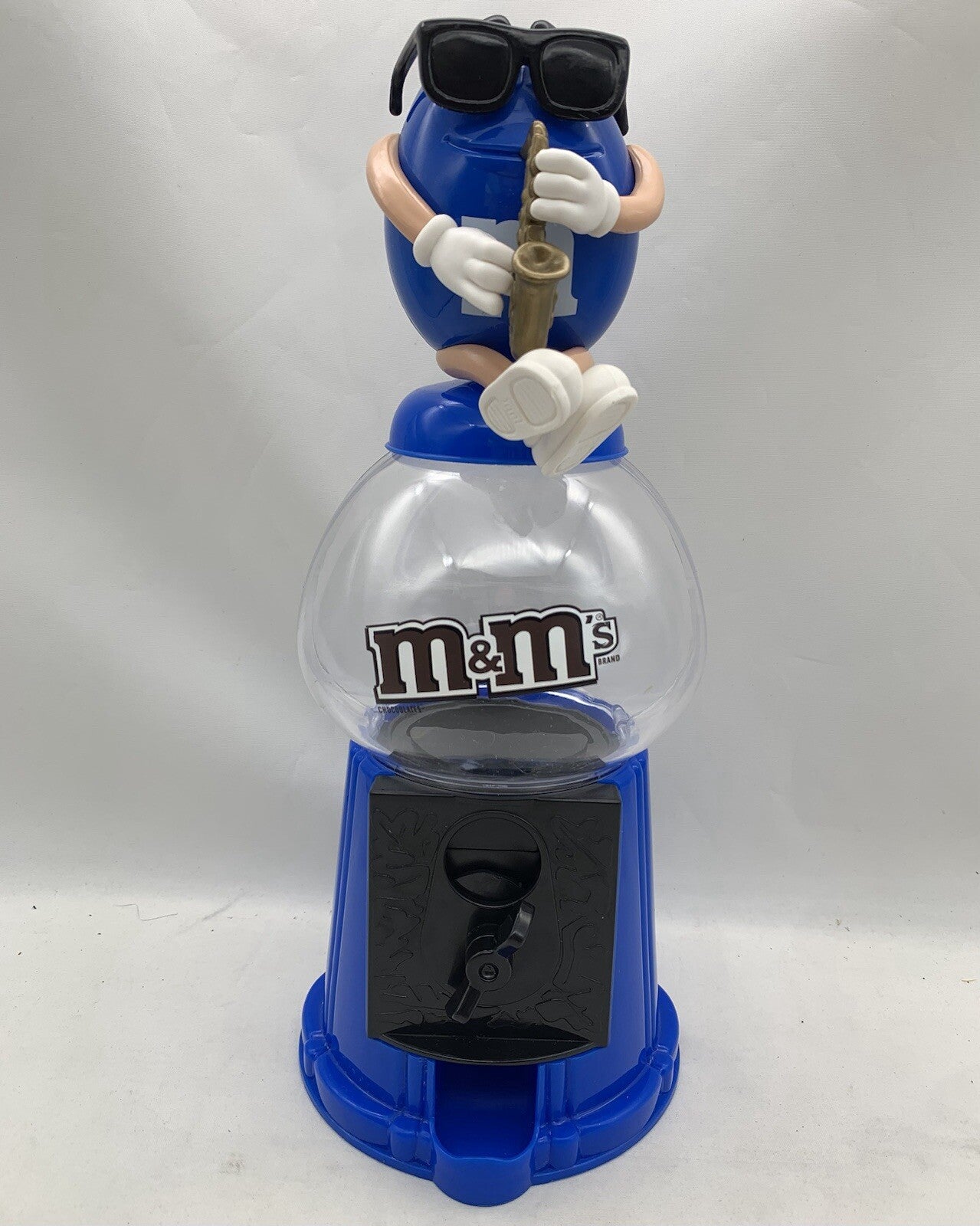 M&M's 12" Blue M&M Playing Saxophone Candy Dispenser