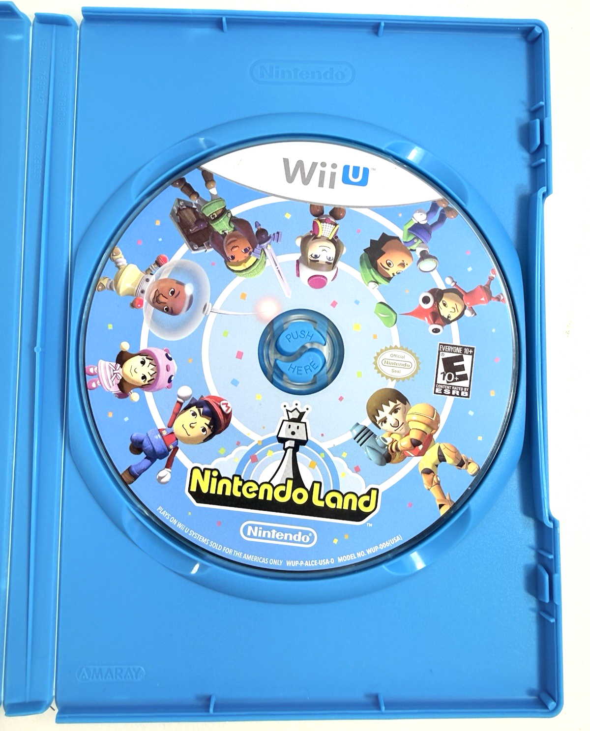 Nintendo Land (Wii U, 2012) Game Case Manual Inserts - Tested and Working