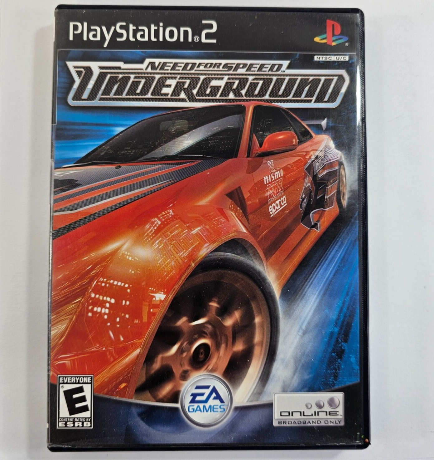 Need for Speed: Underground (Sony PlayStation 2, 2003) Game Case Manual - Tested