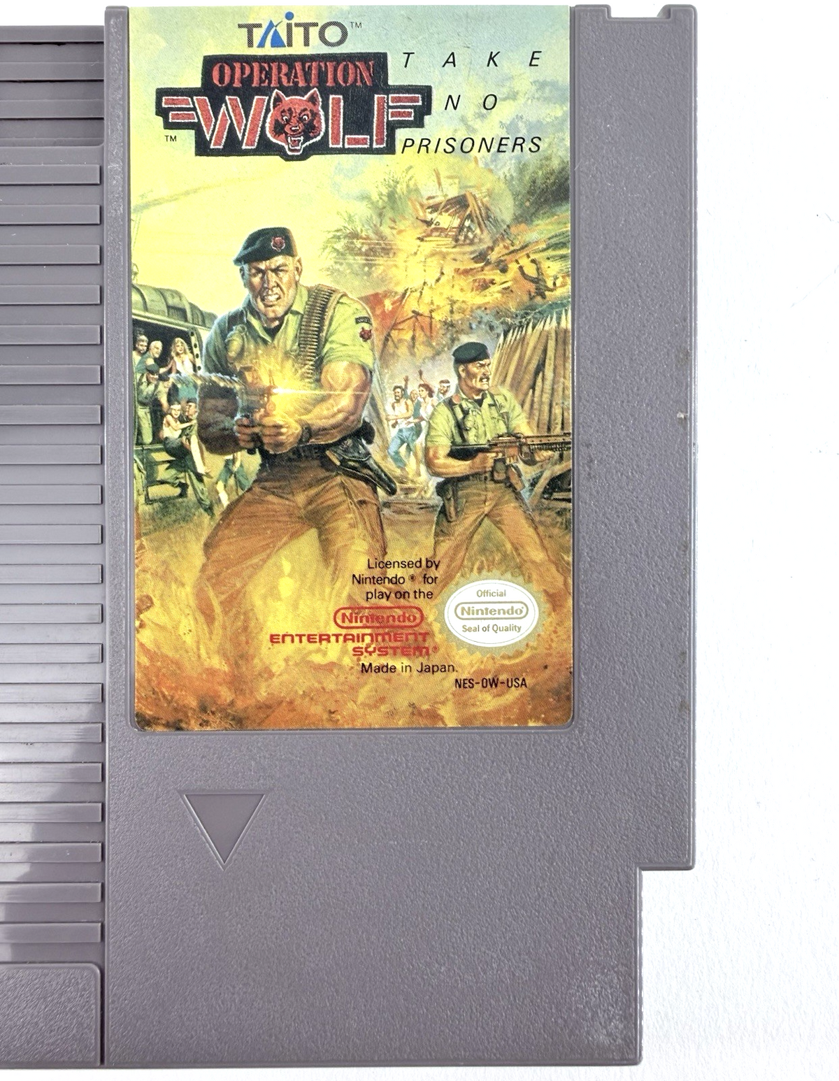 Operation Wolf (Nintendo Entertainment System, 1989) Game Cartridge - Tested