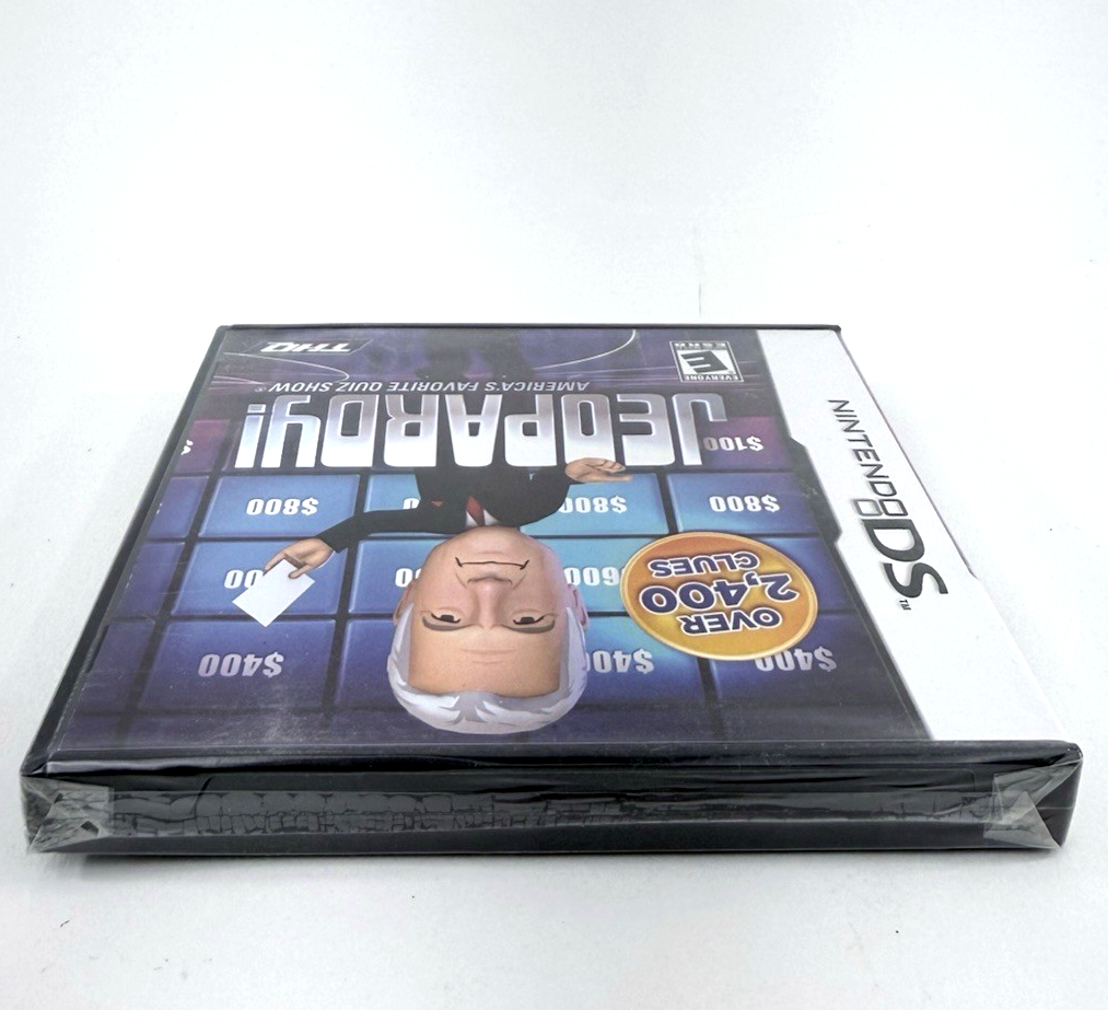 Jeopardy (Nintendo DS, 2010) New, Factory Sealed Alex Trebek Quiz Game