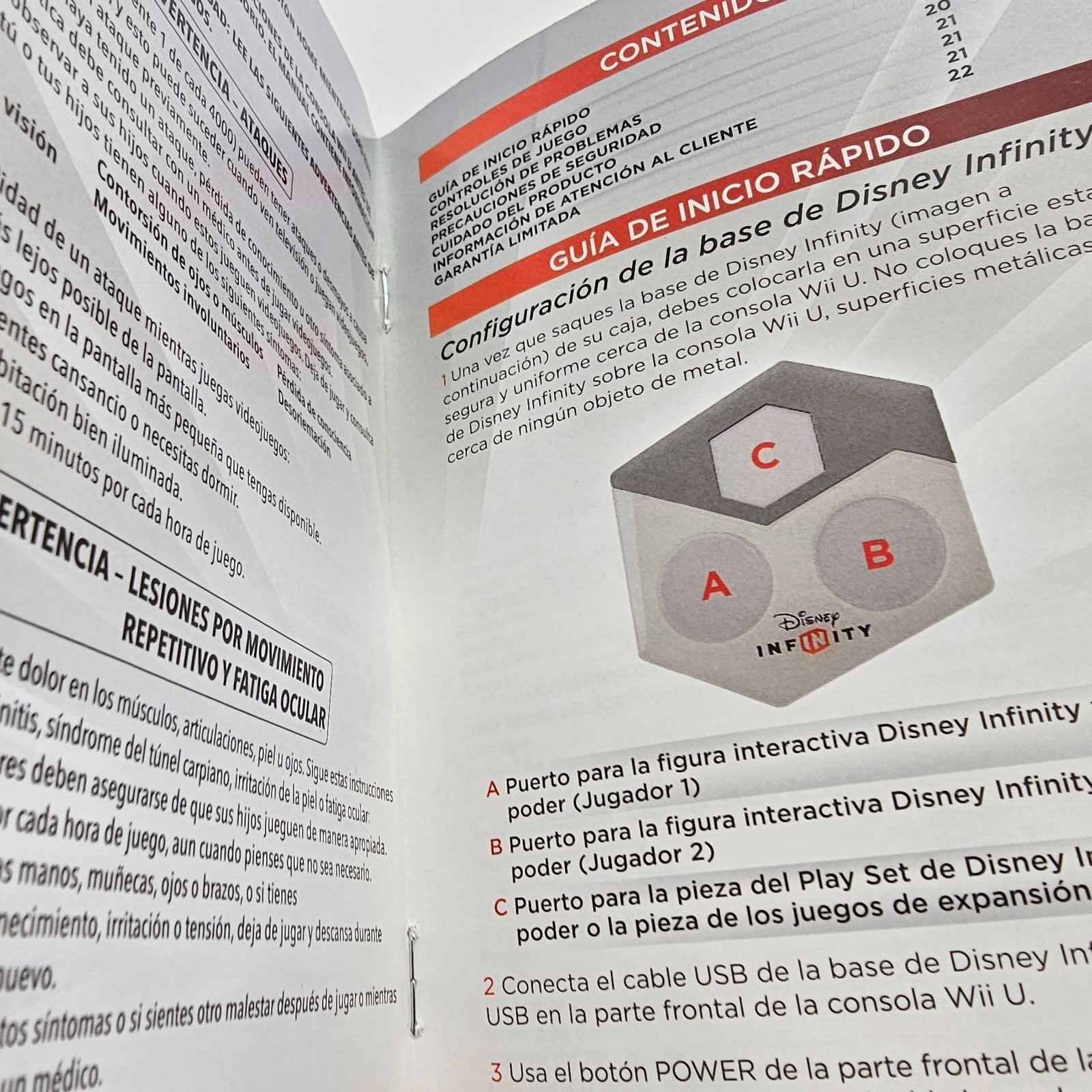 Disney Infinity: 3.0 Edition (Nintendo Wii U, 2015) Game Case Manual - Tested