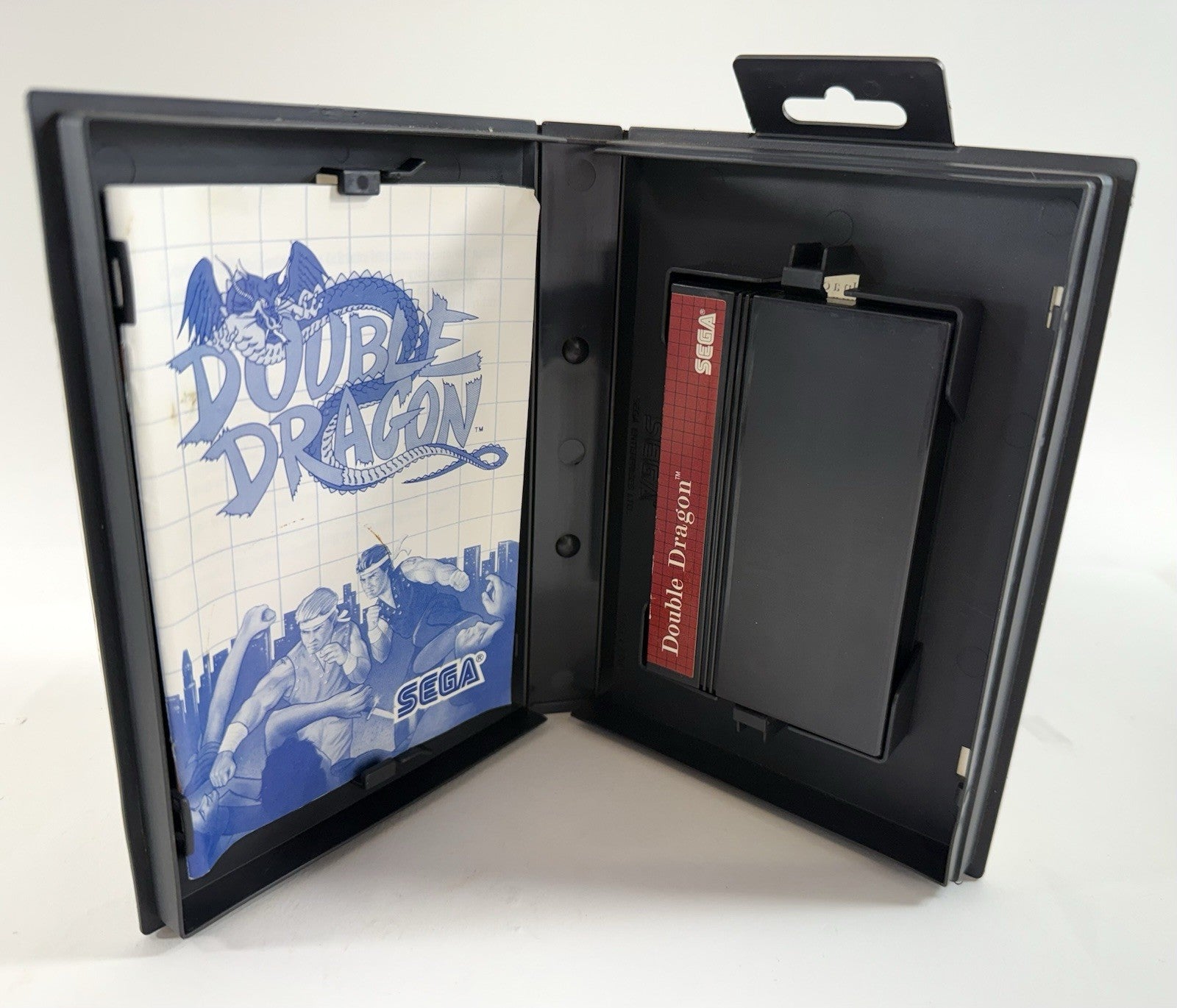 Double Dragon (Sega Master System, 1988) Game Case Manual - Tested and Working
