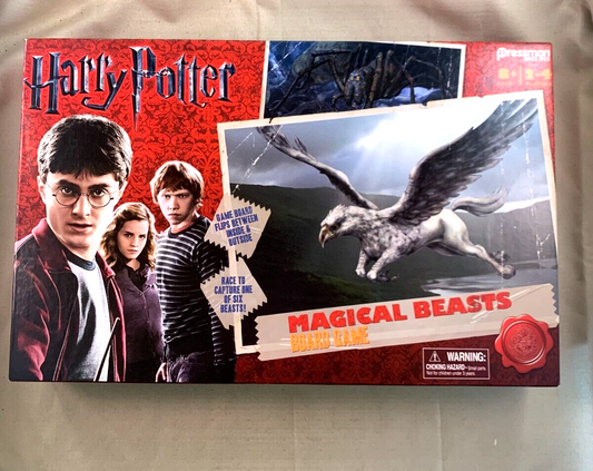Harry Potter Magical Beasts Board Game Wizard JK Rowling Pressman 2016