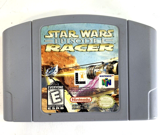 Star Wars Episode 1 Racer (Nintendo 64, 1999) Authentic Game Cartridge - Tested