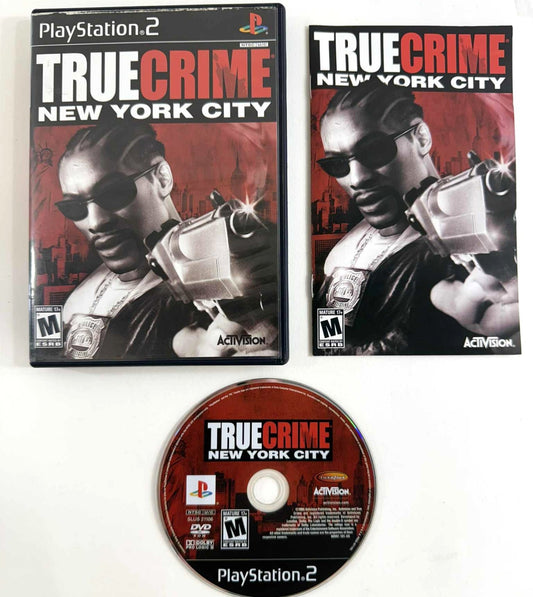 True Crime: New York City (Sony PlayStation 2, 2005) Game Case Manual - Tested