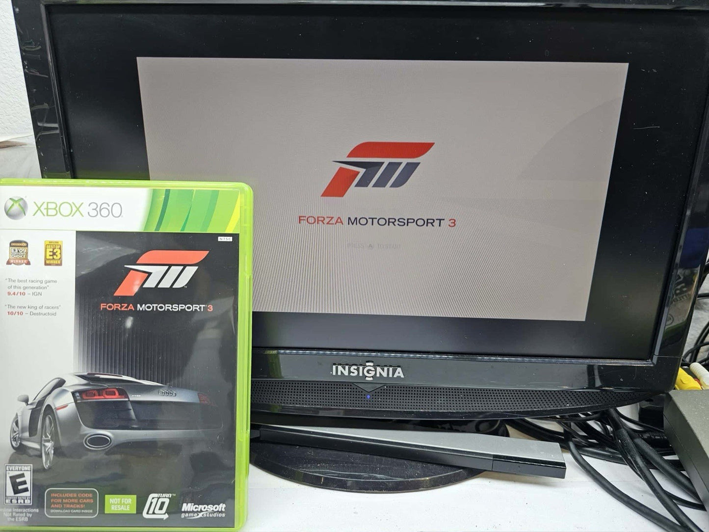 Forza Motorsport 3 (Microsoft Xbox 360, 2009) Game Case Manual Insert - Tested
