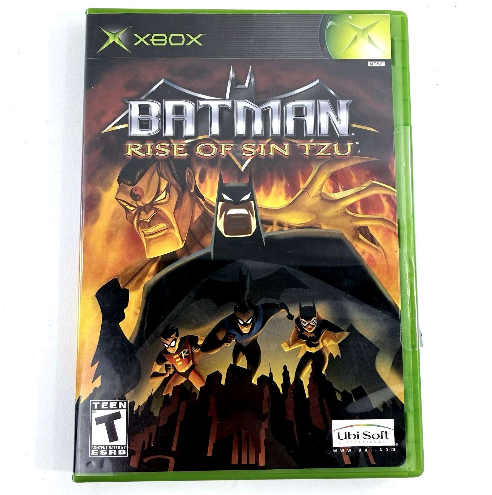 Batman Rise of Sin Tzu (Microsoft Xbox, 2003) Game Case Manual Registration