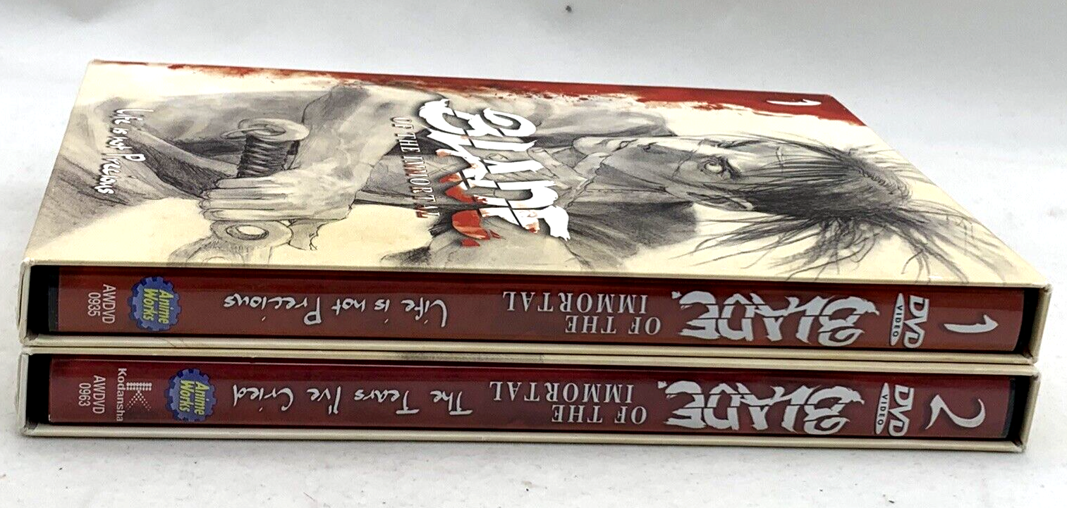 Blade of the Immortal Vol. 1 And Vol. 2 (DVD Anime Bundle) Tested And Working