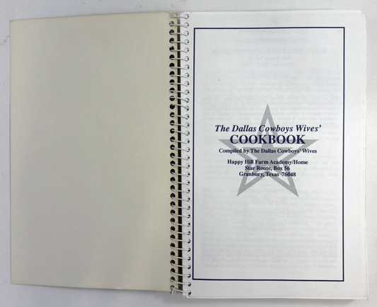 The Dallas Cowboys Wives Cookbook  (Paperback, 1991) First Edition