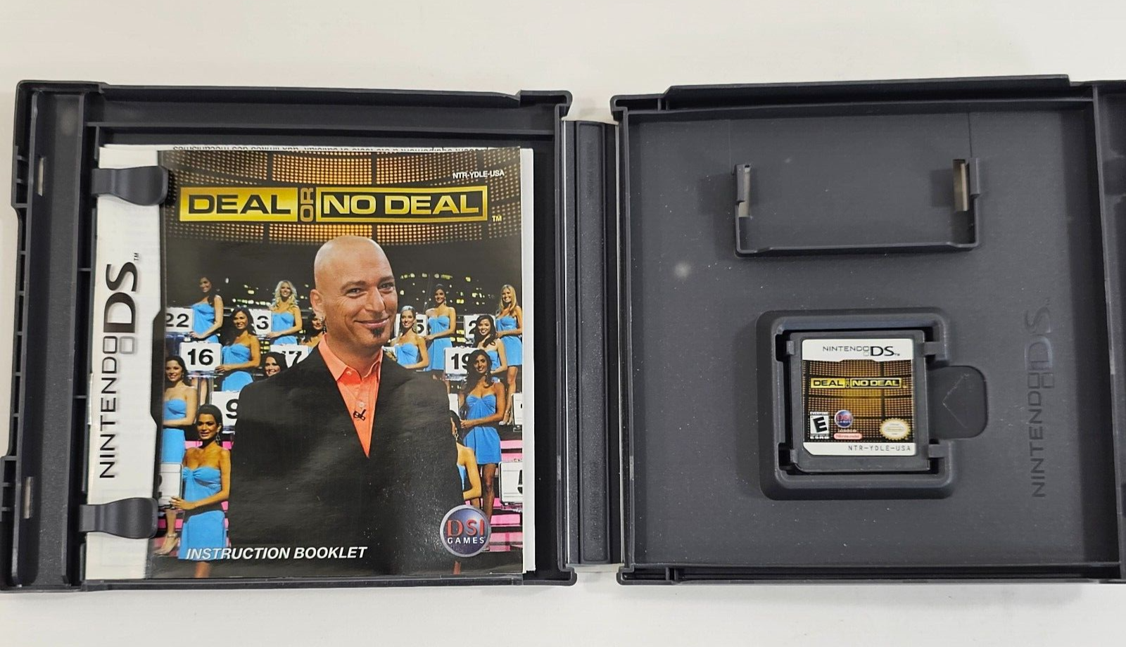 Deal or No Deal (Nintendo DS, 2007) Game Case Manual Insert - Tested
