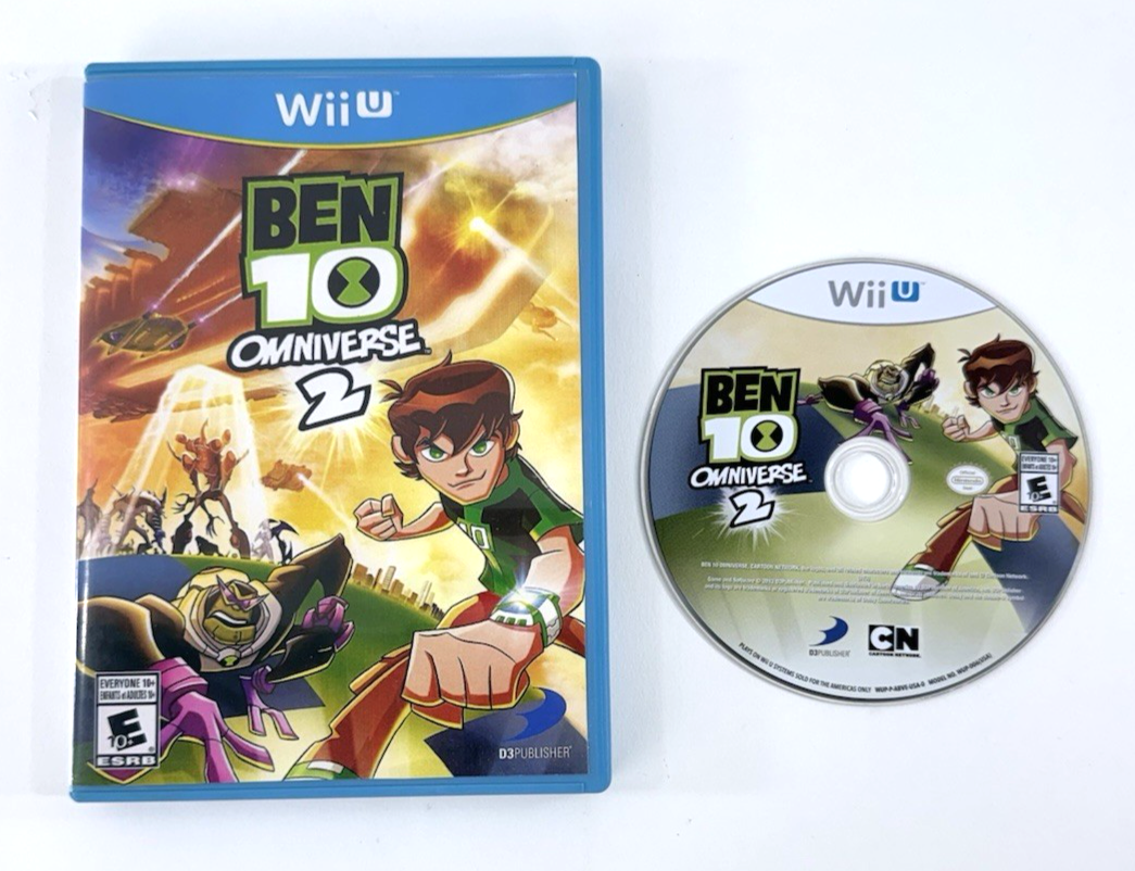 Ben 10: Omniverse 2 (Nintendo Wii U, 2013) Game and Case - Tested - Read