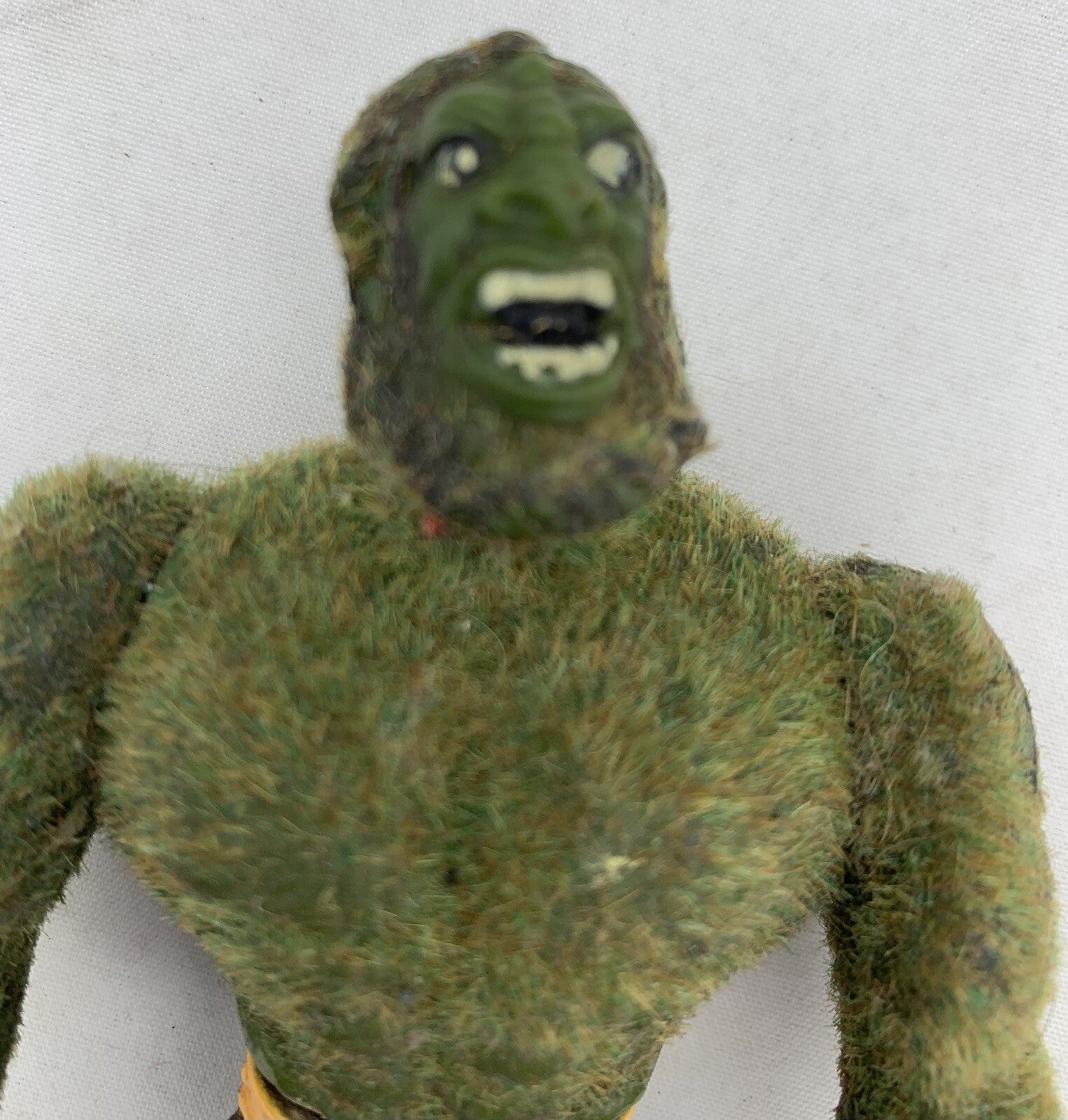 Mattel 1985 Moss Man He-Man Masters Of The Universe Flocked Action Figure - Read