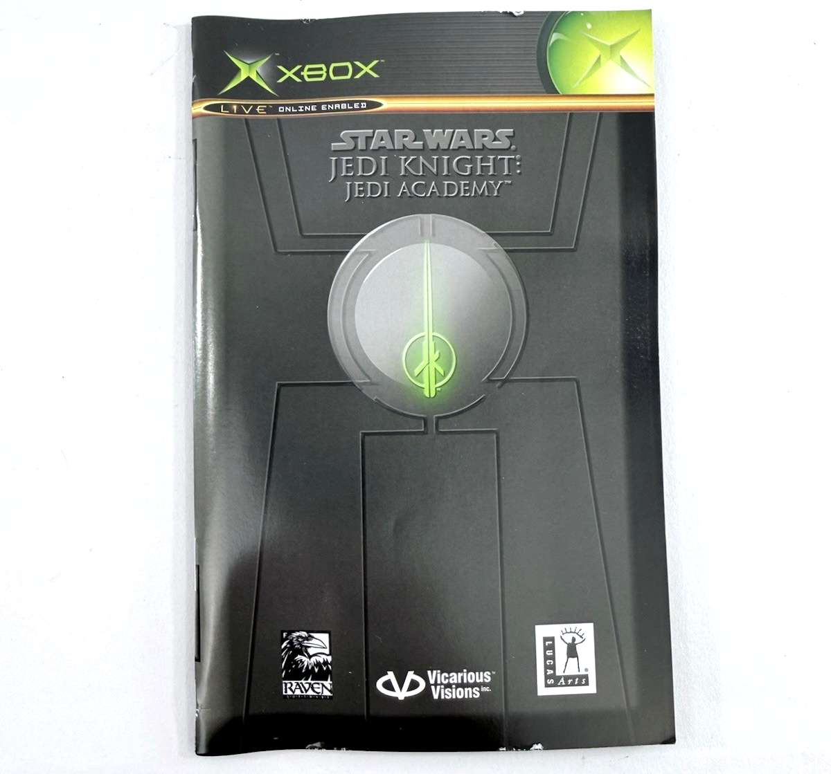 Star Wars Jedi Knight: Jedi Academy (Xbox, 2003) Game Case Manual Registration