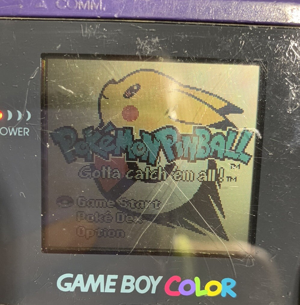 Pokémon Pinball (Gameboy Color, 1999) No Battery Cover - Tested