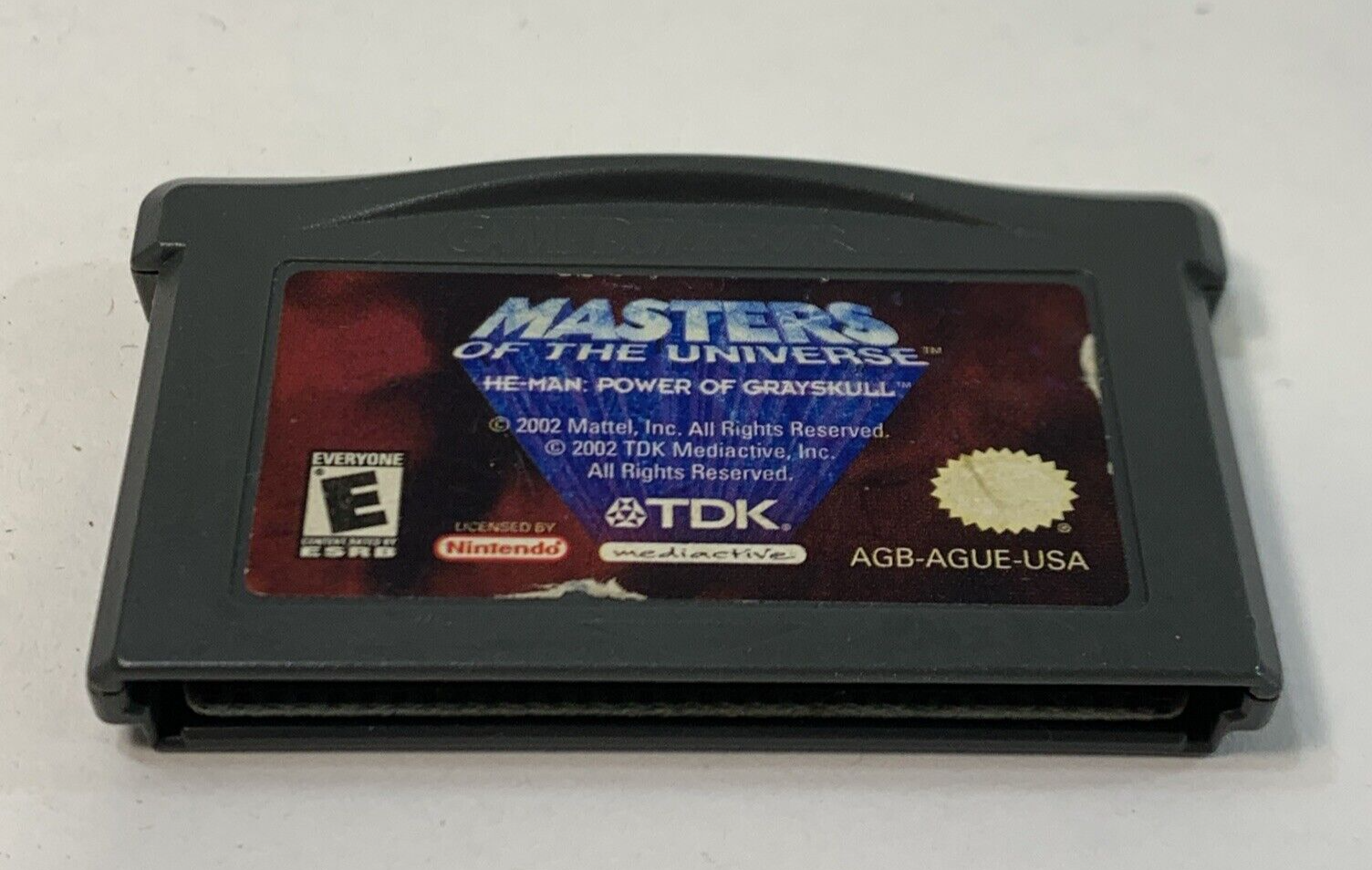 Masters Of The Universe He-Man: Power of Grayskull (Gameboy Advance, 2002) Cart