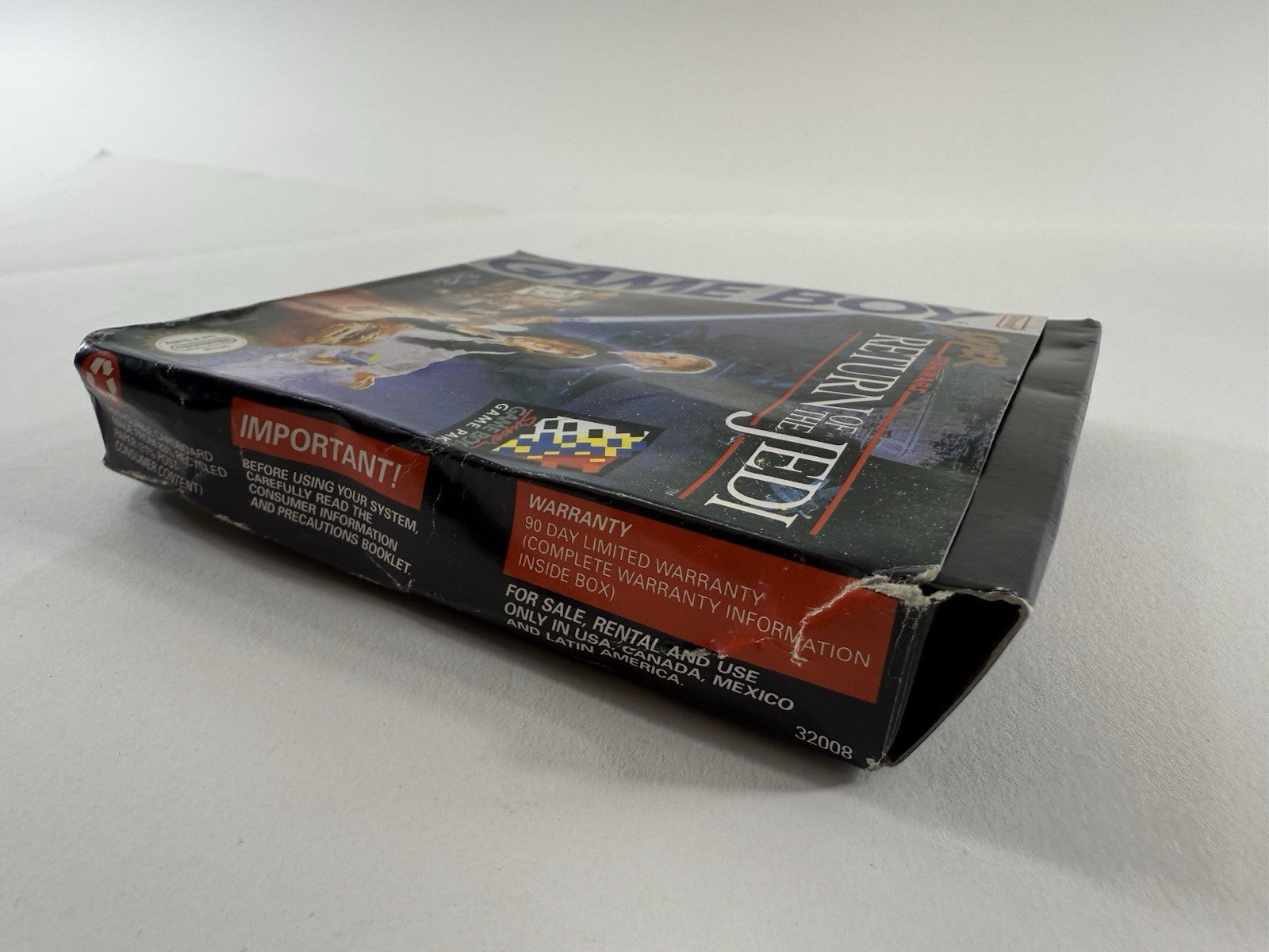 Super Star Wars: Return of the Jedi (GameBoy, 1995) Game Box Manual Inserts Reg