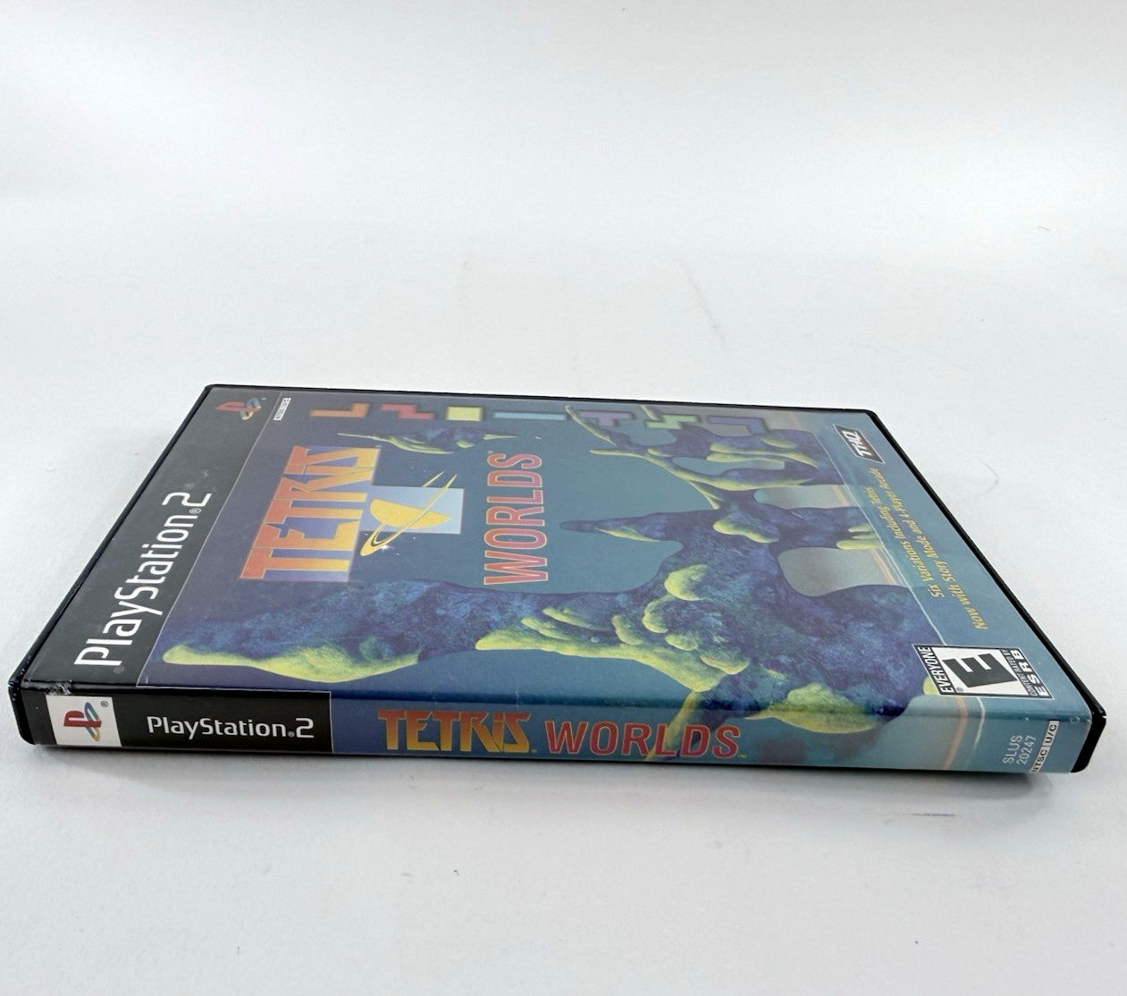 Tetris Worlds -- Roger Dean Variant (PlayStation 2, 2002) Game and Case - Tested
