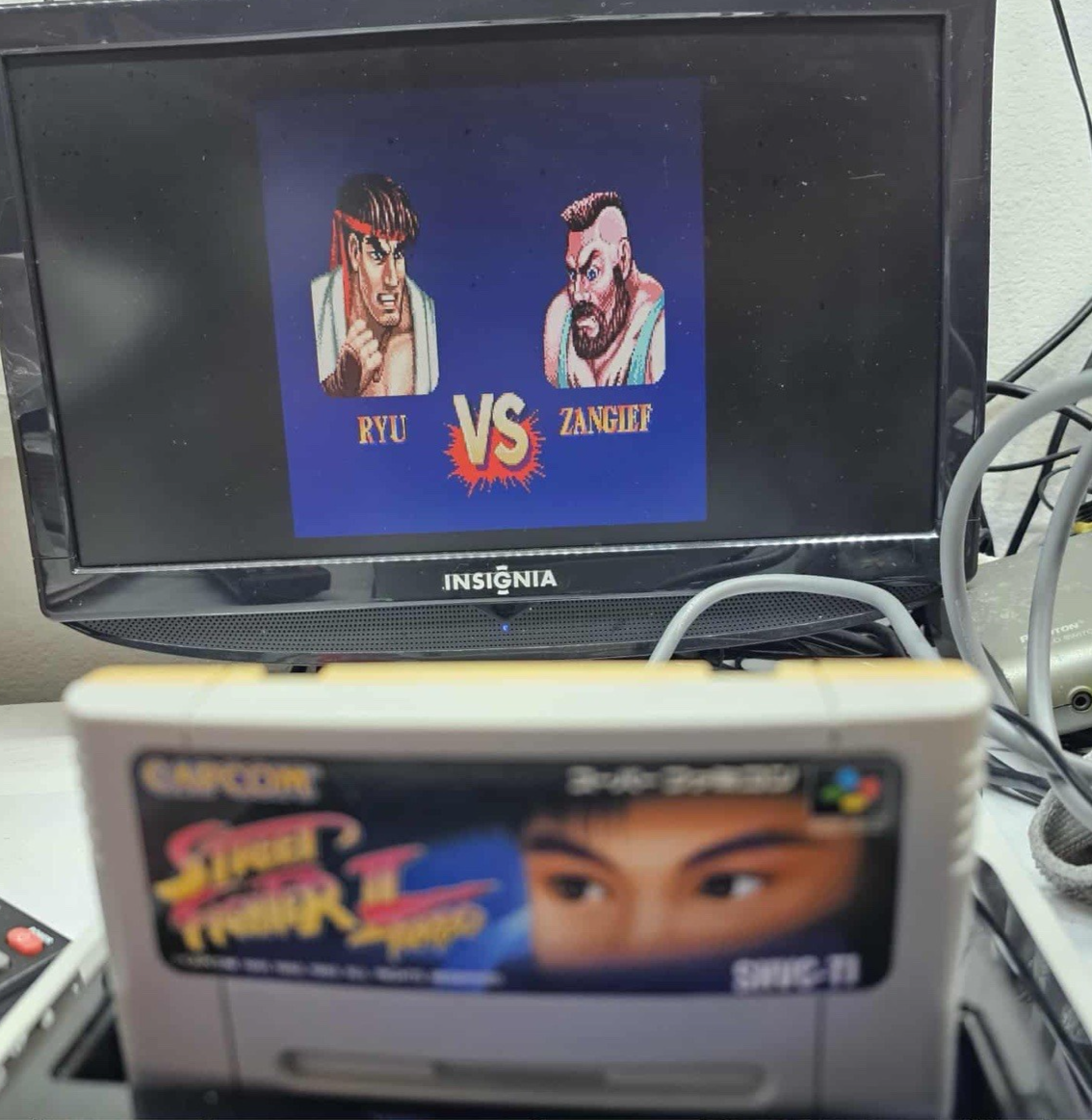 Street Fighter II: Turbo (Super Famicom, 1993) Game Cartridge - Tested