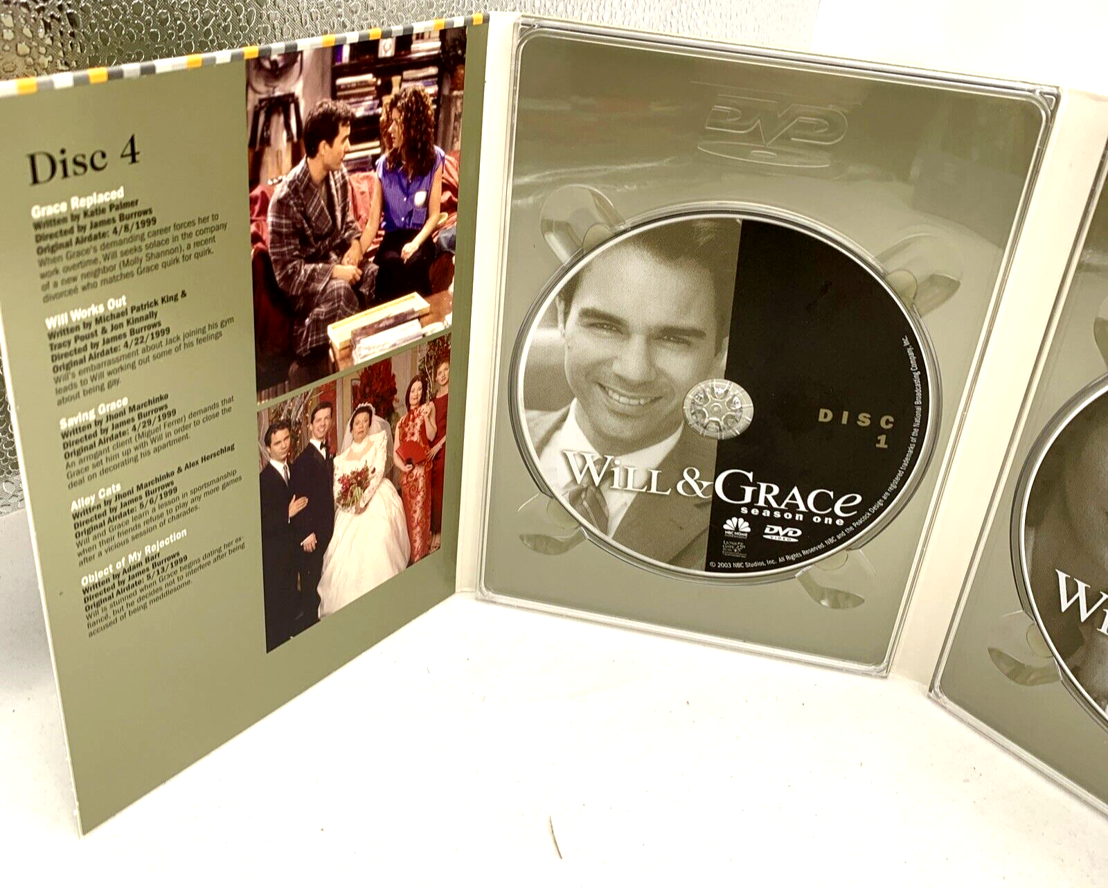 Will & Grace - Season 1 (DVD TV Box Set Bundle, 8-Discs) and Season 2 - Tested