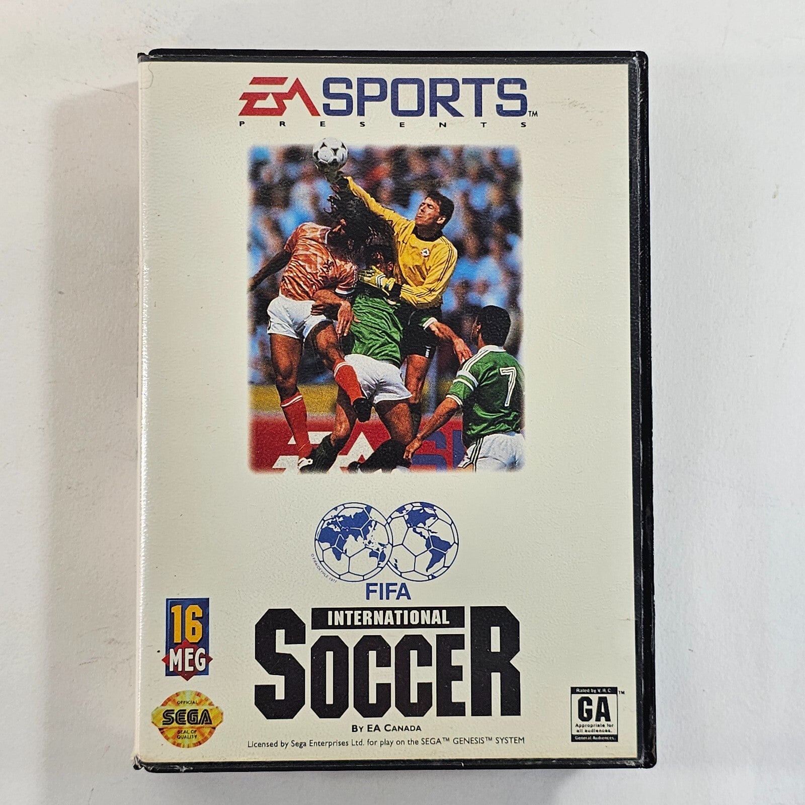 FIFA International Soccer (Sega Genesis, 1993) Game and Case - Tested