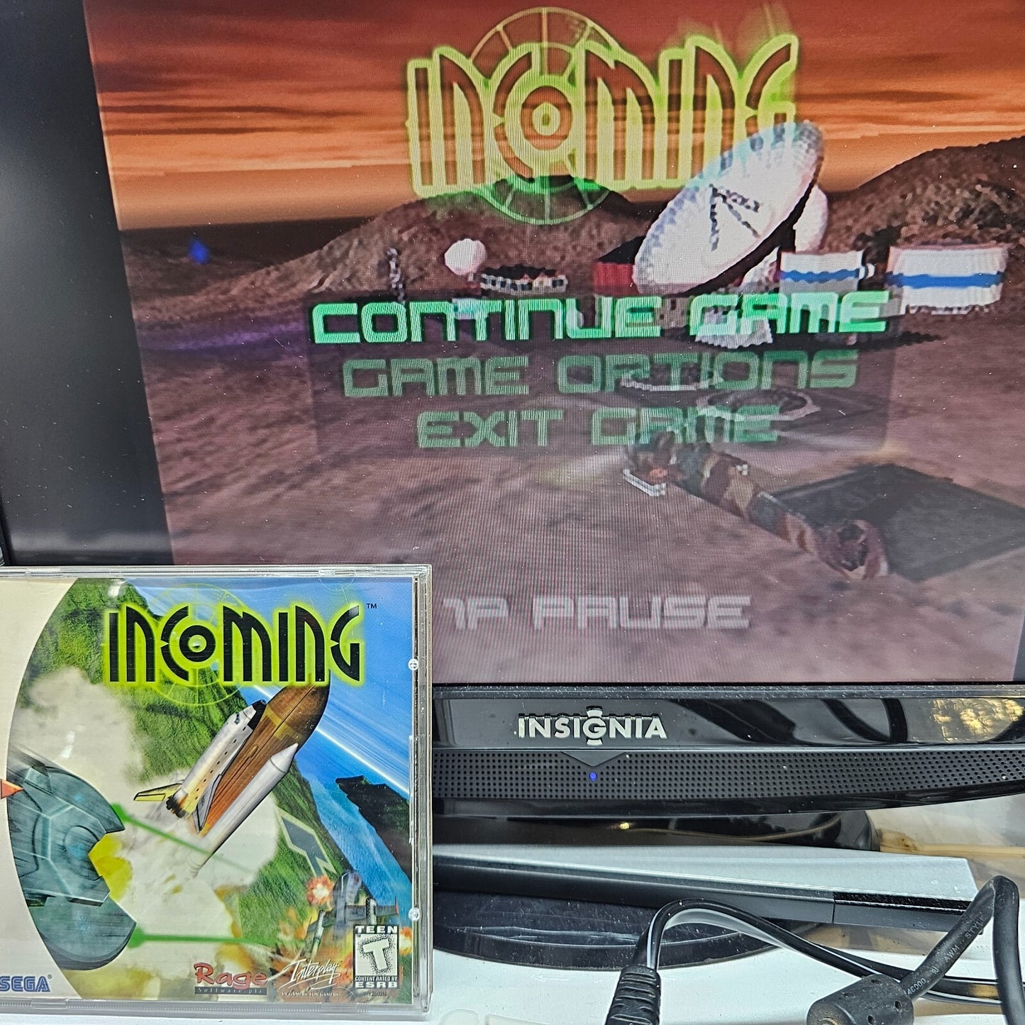 Incoming (Sega Dreamcast, 1999) Game Case Manual - Tested and Working