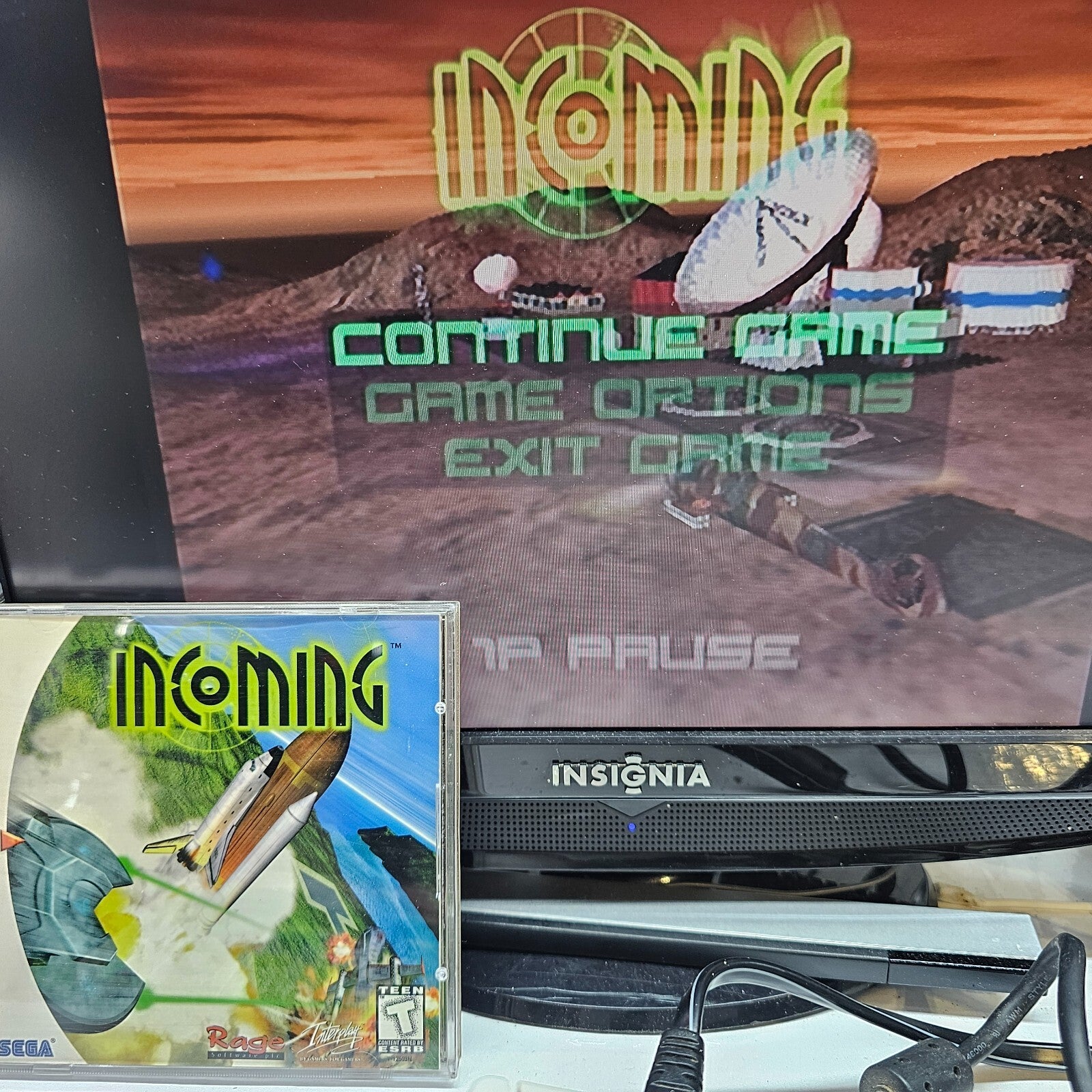 Incoming (Sega Dreamcast, 1999) Game Case Manual - Tested and Working