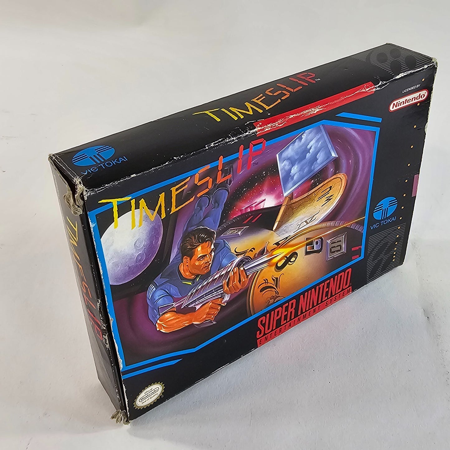 Timeslip (Super Nintendo, 1993) Replacement Box and Manual - No Game