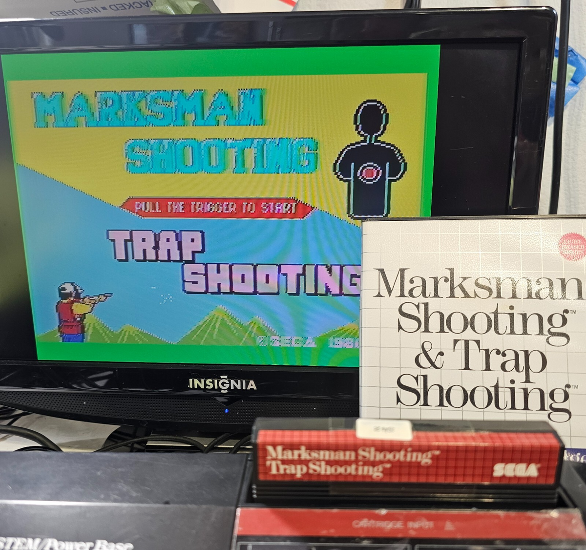 Marksman Shooting & Trap Shooting (Sega Master System, 1987) Game Case Manual