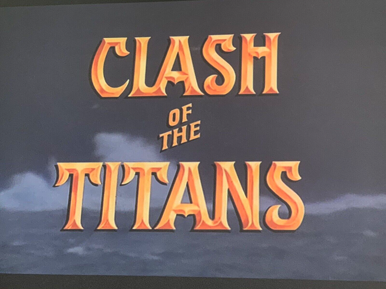 Clash of the Titans (DVD, 1981) w/Clash of the Titans 2010 & Wrath of the Titans