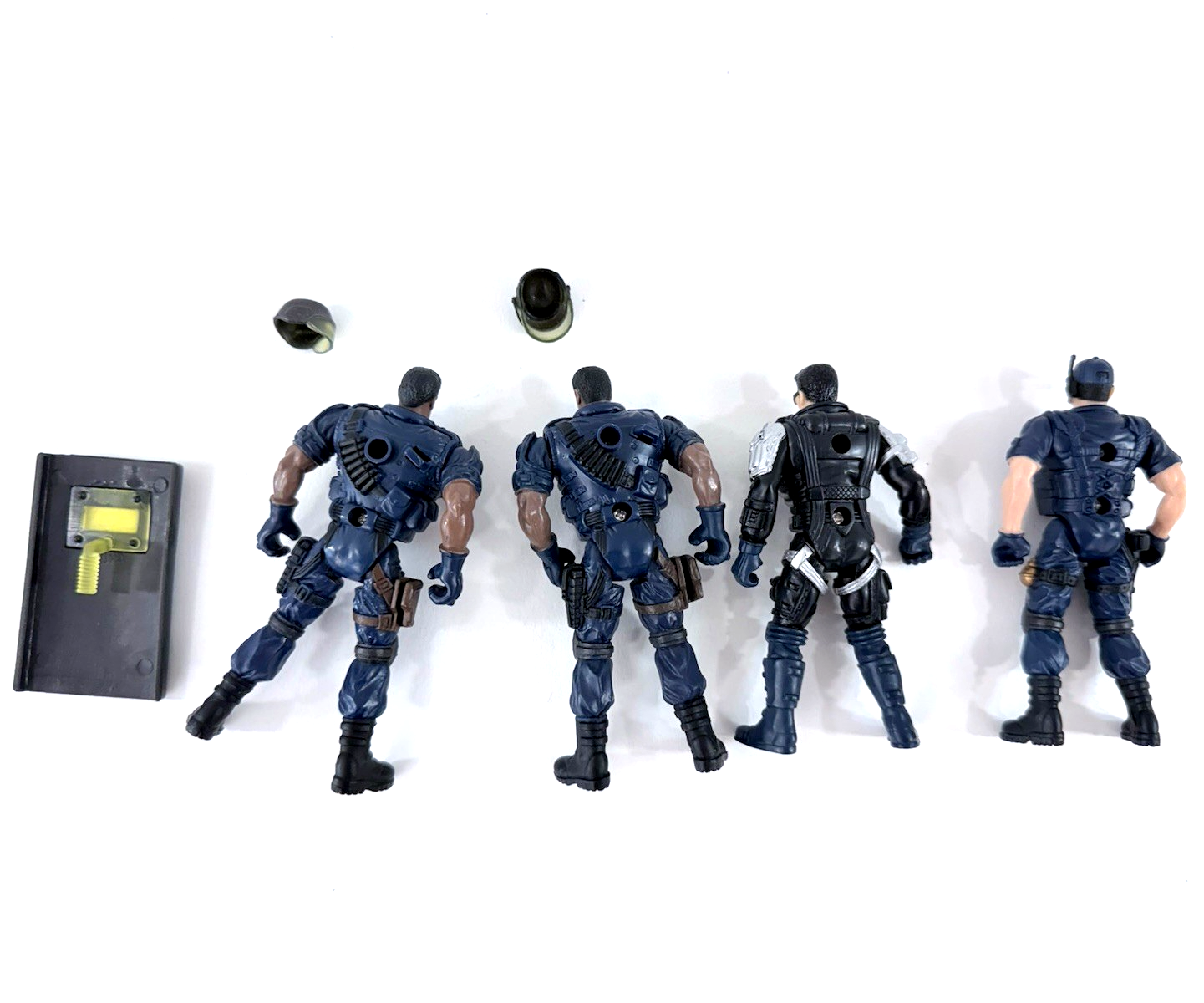 Chap Mei 3.75” Police Force/Soldier Force Action Figures With Accessories
