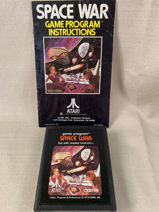 Space War (Atari 2600, 1978) Game and Manual